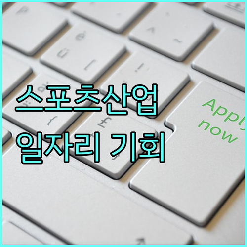 2025년 스포츠산업 일자리 기회 스포츠산업 인턴십 지원 사업