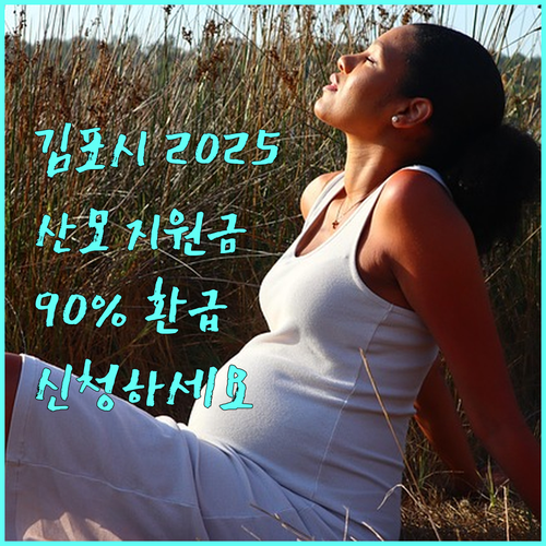 김포시 2025 산모 지원: 본인부담금 90% 환급, 신청하세요!