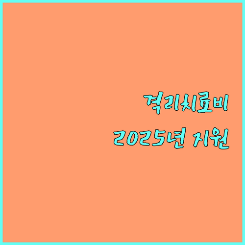 2025년 감염병 격리치료비 지원: 지원 대상, 내용, 신청 절차 한눈에 보기