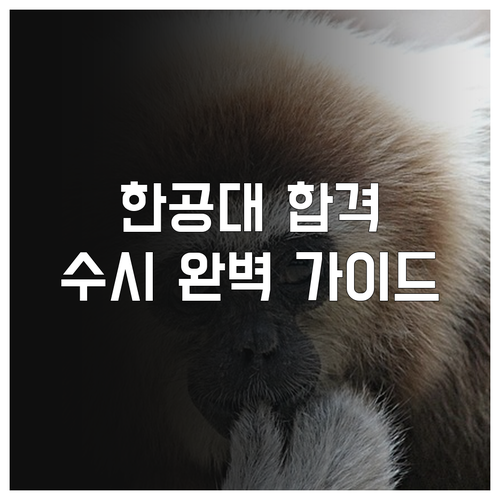 한국공대 수시 합격 필승 전략: 원서 접수부터 합격자 발표까지 완벽 가이드