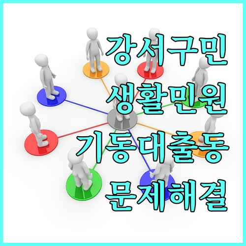 2025년 강서구 생활민원 기동대: 소규모 주거 문제 해결 지원