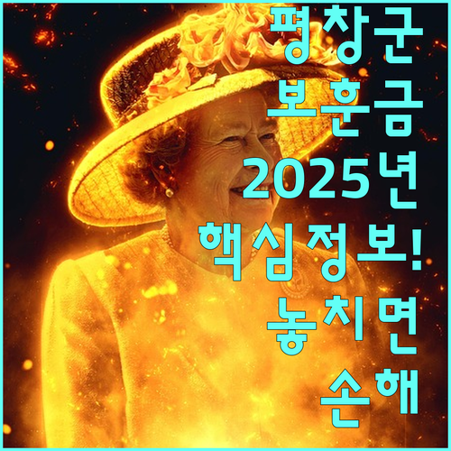 평창군 2025년 국가보훈대상자 위문금 지급 시기 및 조건