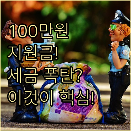 서울시 100만원 지원금, 세금 22% 납부해야 할까?