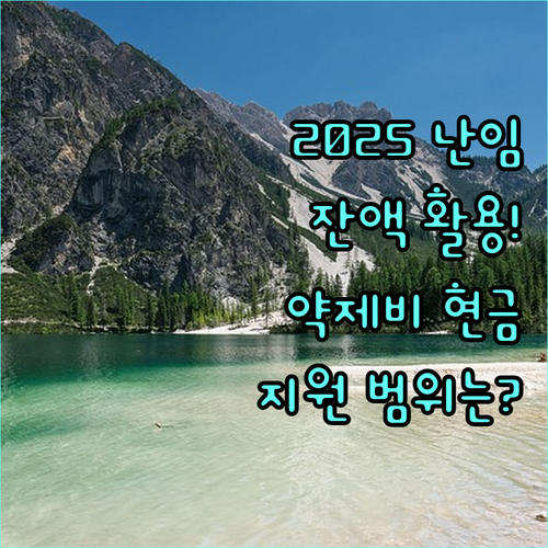 난임 시술비 잔액 활용 2025 원외처방 약제비 현금 지원 범위 상세 안내 (45자)