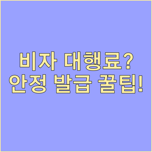 중국 비자 대행 비용 분석: 시간 절약 및 발급 안정성 확보 전략