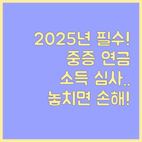 중증장애인 연금 수급을 위한 2025년 소득 기준과 심사 절차