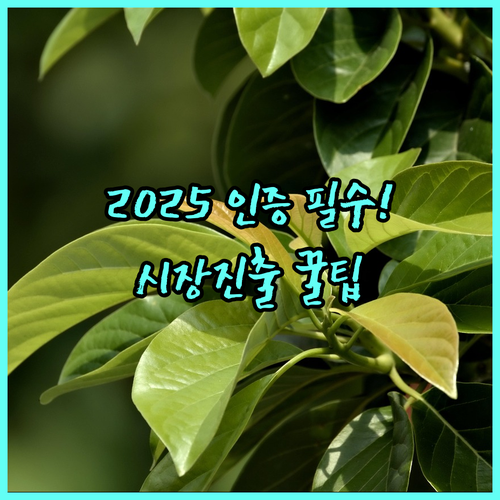 중소기업 2025 발전 5사 정비 시장 진출 공동 인증 제도 상시 신청 안내