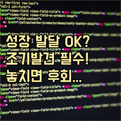 성장 흐름과 발달 이상 조기 발견 영유아 건강검진 핵심