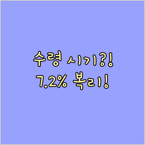내 연금 수령 시기는 언제? 7.2% 복리효과 연기연금 활용법