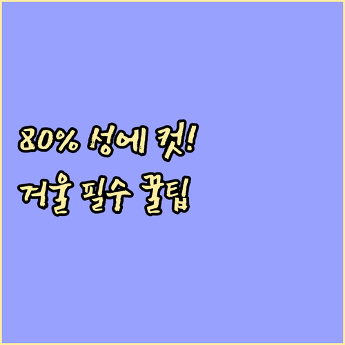 겨울철 차량 성에 제거 80% 단축 초경화 나노 코팅