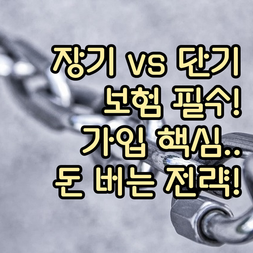 장기 체류 보험과 단기 여행자 보험 비교, 현명한 가입 전략