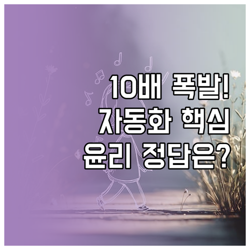 생산성 10배 콘텐츠 자동 생성 전략과 AI 윤리 문제 해결책