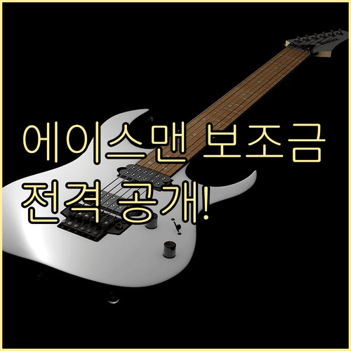 2026년 미니 에이스맨 E 전기차 보조금 예상 금액과 산정 기준