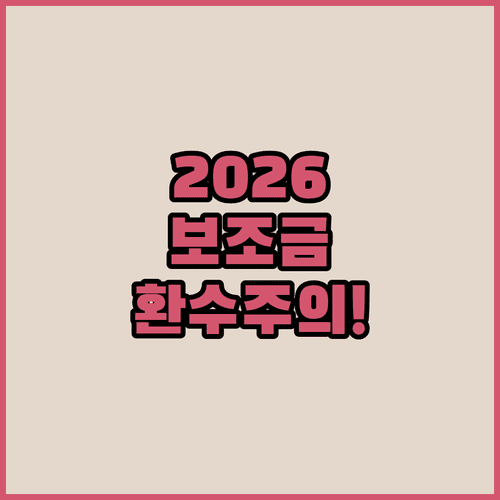 2026년 전기차 보조금 재지원 제한 기간 및 환수 기준 정리