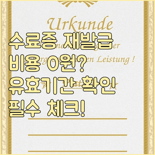 축산물위생교육 수료증 온라인 재발급 비용과 유효기간 확인 방법