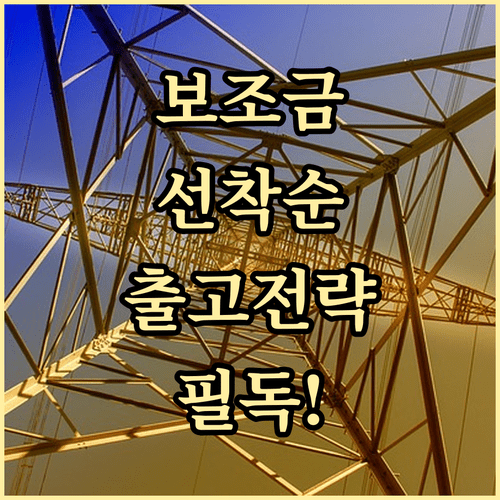 전기차 보조금 선착순 확보 전략 및 출고 순서 확인법