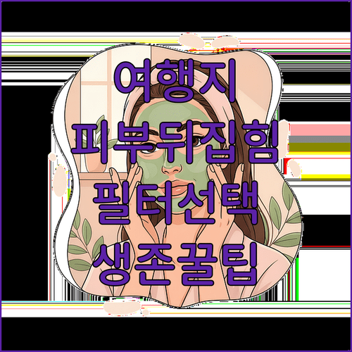 물바뀜으로 인한 여행지 피부 트러블 예방법과 필터 선택 기준