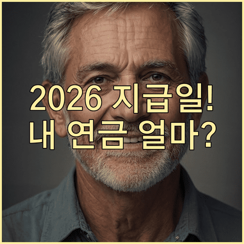 2026년 국민연금 지급일 총정리 | 예상 수령액 및 안심계좌 혜택