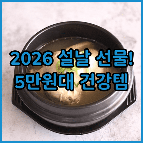 2026 설날 부모님 건강식품 추천 | 5만원대 홍삼 침향환 버섯 세트