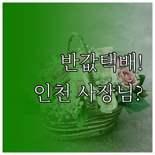 인천 소상공인 반값택배 신청 방법 및 지원 대상 이용 요금 정리