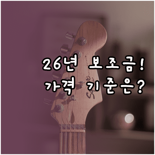 법인 전기차 보조금 2026년 변경점과 차량 가격 기준 안내