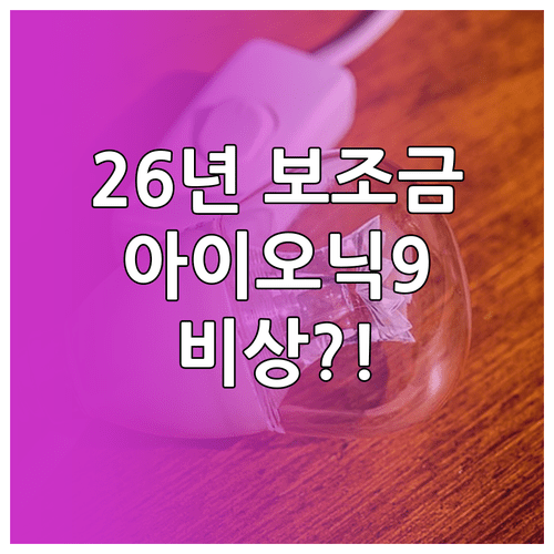 2026년 전기차 정책 변화와 아이오닉 9 항속형 AWD 보조금 산정 기준