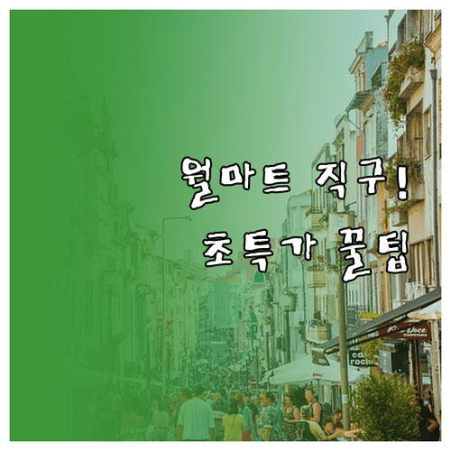 미국 월마트 직구 비용 절약하는 세일 기간 및 배송 정보