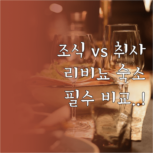 리비뇨 동계올림픽 숙소 조식 포함 옵션과 취사 가능 숙소 비교