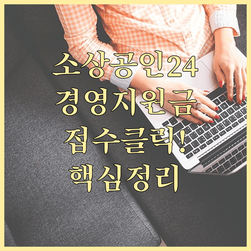 소상공인24 경영안정 바우처 온라인 접수 단계별 상세 안내