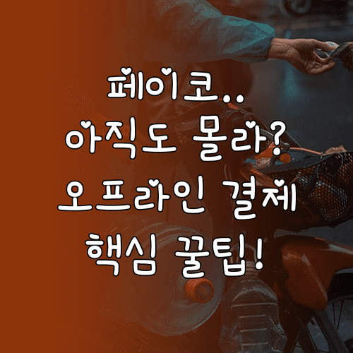 페이코 설치부터 오프라인 결제까지 사용법 핵심 정리