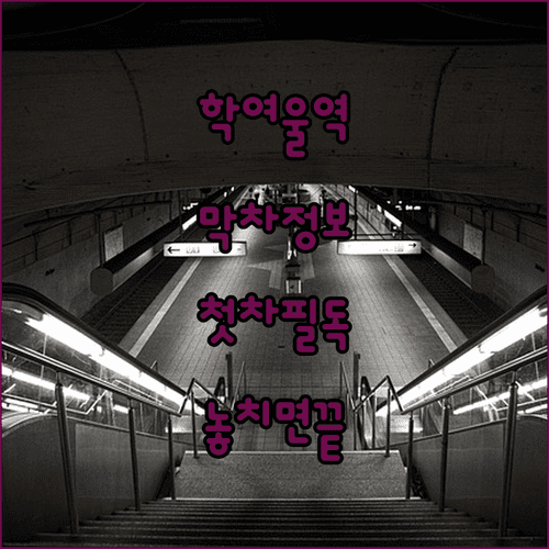 학여울역 막차 시간표와 방면별 첫차 정보 요약