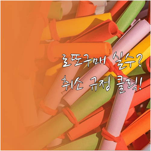 로또 온라인 구매 실수 줄이는 방법과 취소 규정 정리