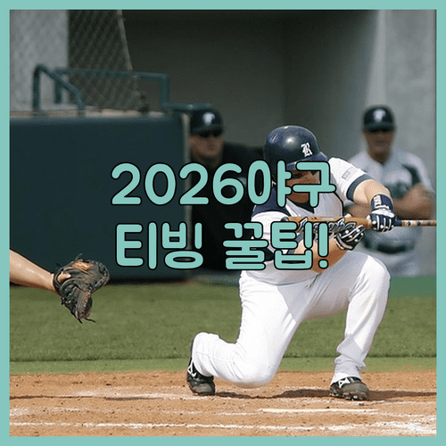 티빙 2026 프로야구 연간 이용권 및 제휴 할인 혜택 비교