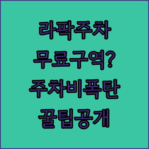 대구 삼성 라이온즈 파크 주차장 요금과 인근 무료 주차 구역