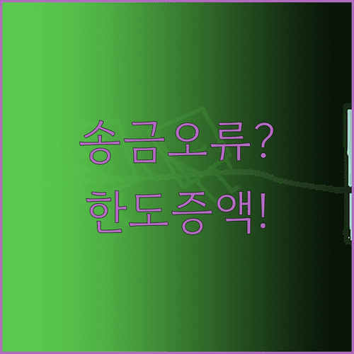 카카오페이 송금 오류 해결법과 이체 한도 증액 방법 정리