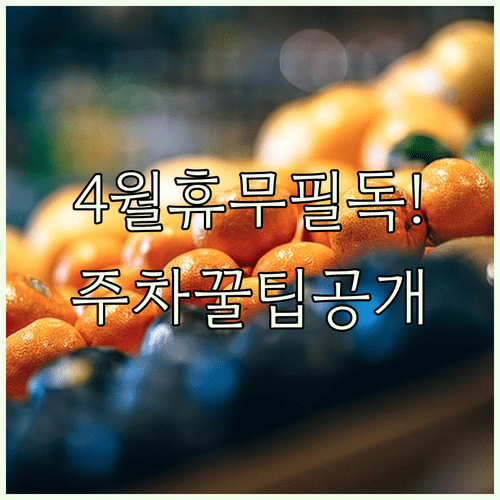 이마트 천호점 4월 일요일 휴점일 및 주차장 이용 방법