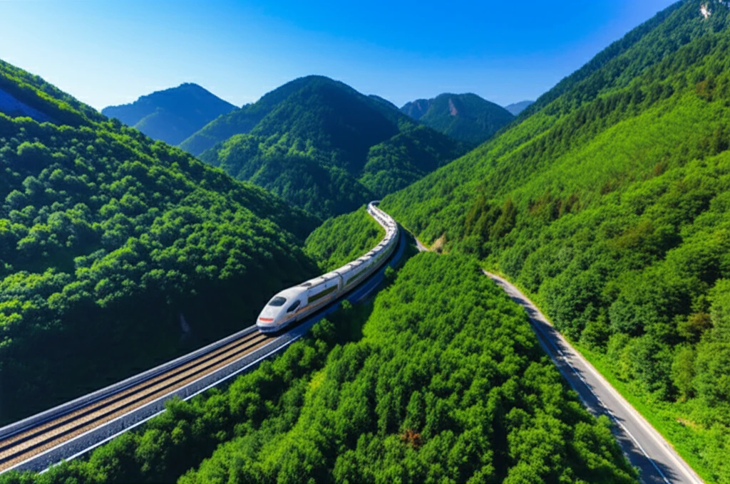 진부역 전경 이미지