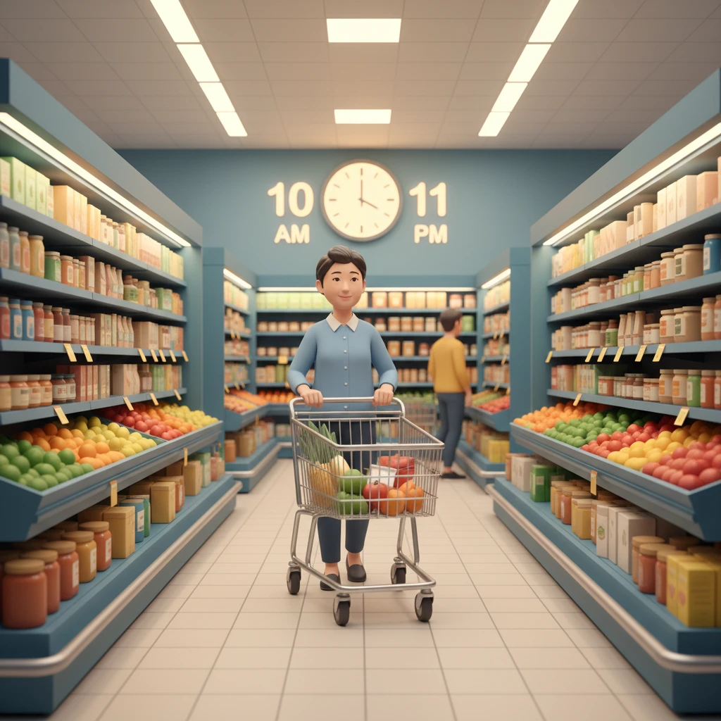 롯데마트 오산점 매장 전경 및 안내