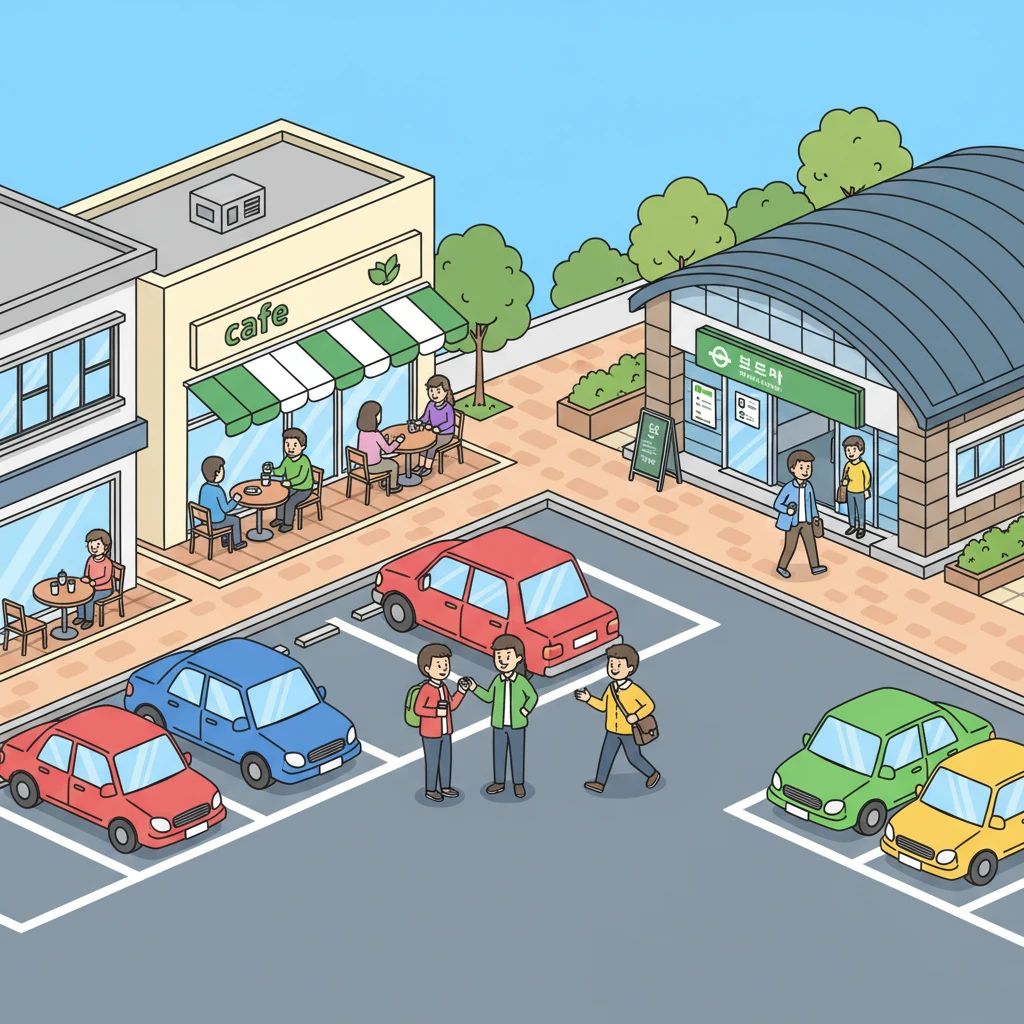 암사1동 노외공영주차장 전경