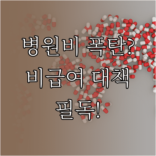 정부 비급여 관리 대책과 항목별 본인 부담 변화