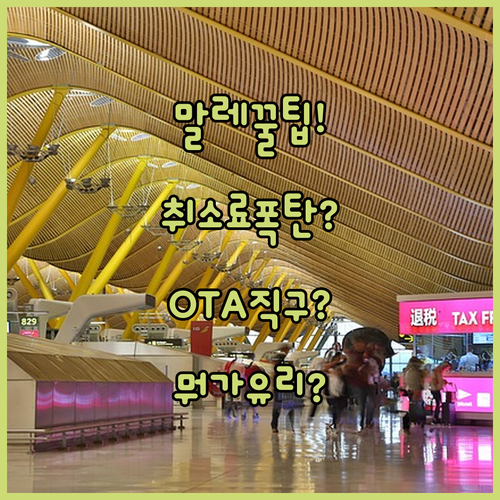 말레이시아 항공 취소 수수료, OTA와 직구 차이점