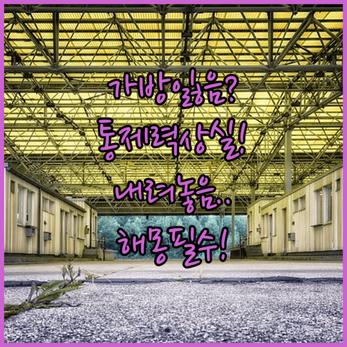 가방 잃어버리는 꿈 해몽, 통제력 상실과 내려놓음의 신호