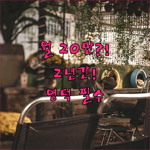 영덕군 청년월세지원 월 20만원 2년간 받는 자격