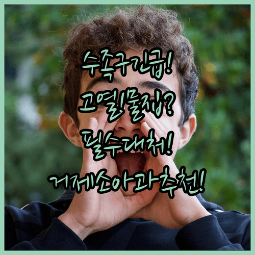 아이 수족구 고열 물집 대처법과 거제시 소아과 추천 병원