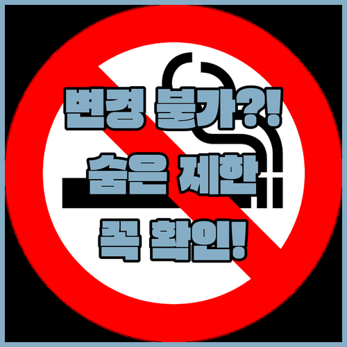 산동항공 특가 항공권 좌석 변경 제한 안내