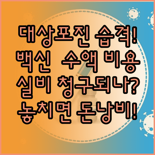 대상포진 예방백신 가격 비교와 치료 수액 비용 | 실비 적용 여부