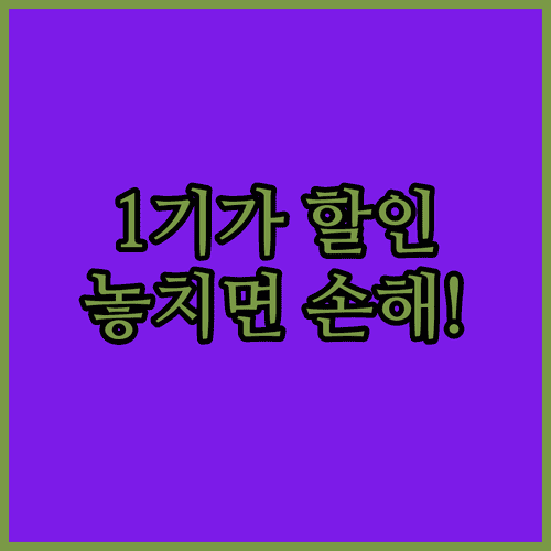 1기가 인터넷 요금 가입 전 할인 조건과 비용 확인