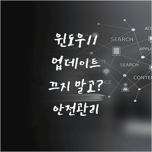 윈도우11 자동 업데이트 끄기 대신 안전하게 관리하는 방법